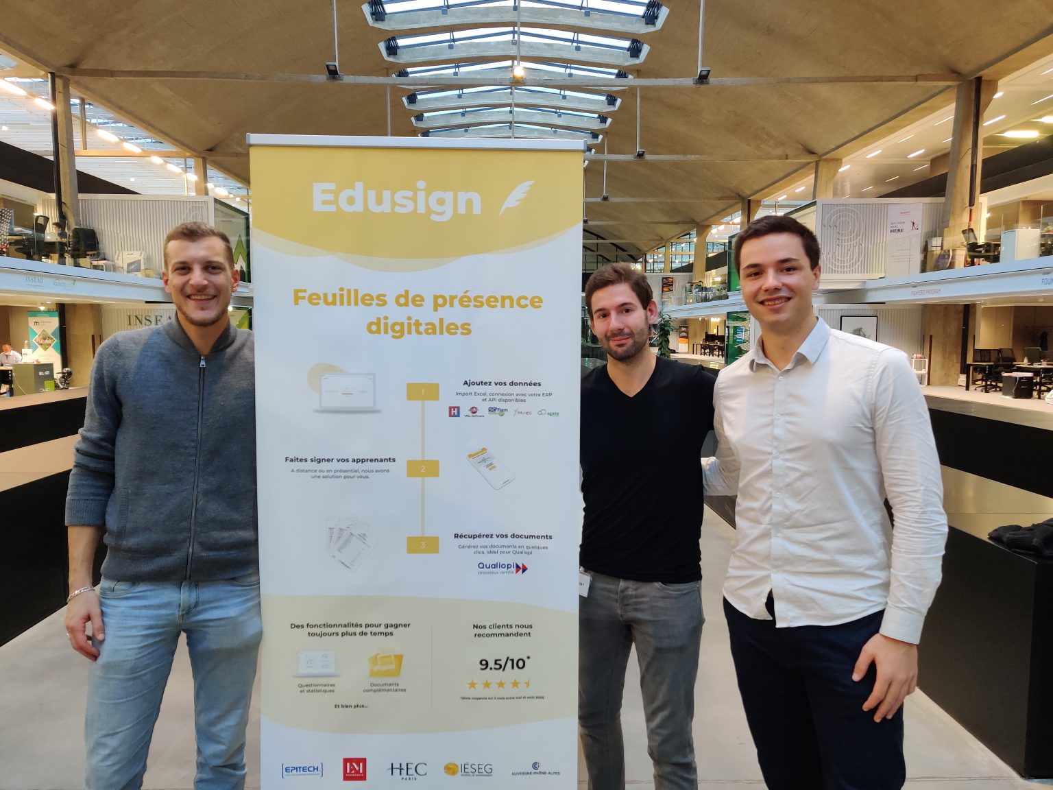 Edusign levée fonds un million